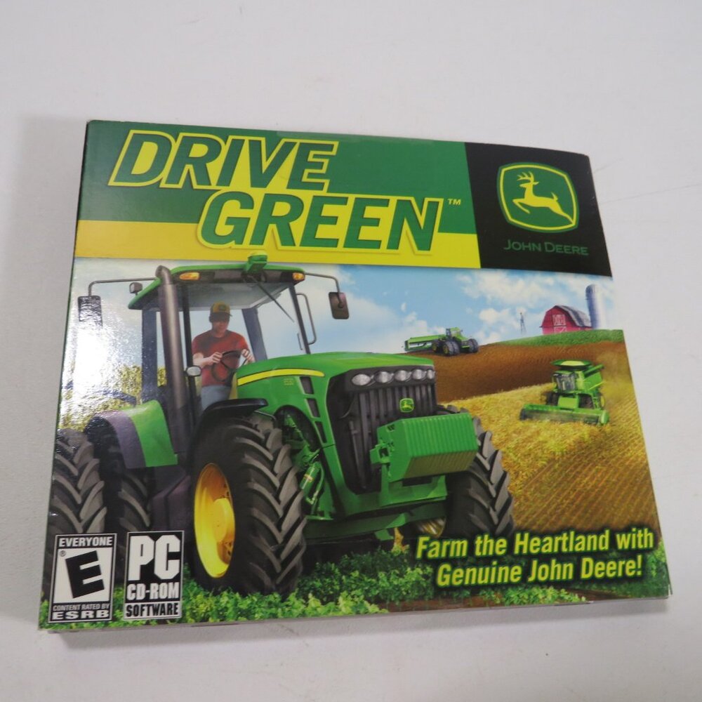 Drive Green JOHN DEER Computer Game OUT OF DATE SOFTWARE